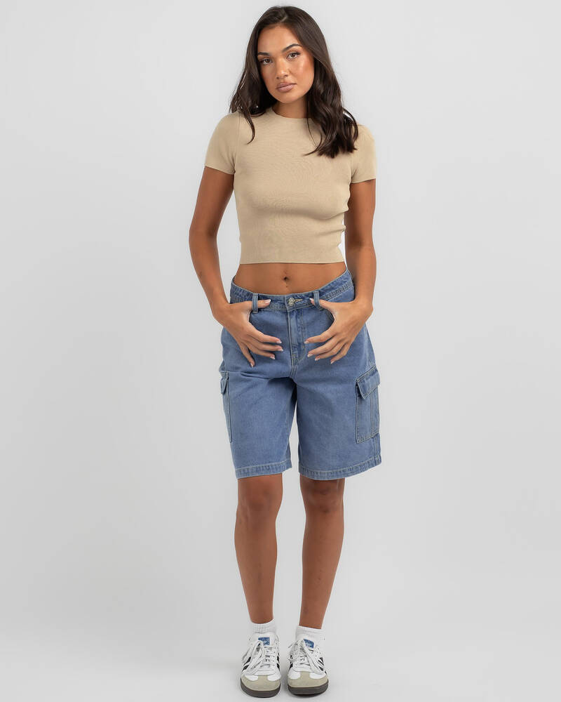 Ava And Ever Basic Knit Tee for Womens