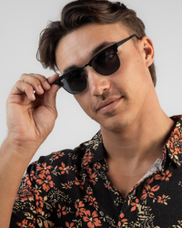 Ray-Ban 0RB3716 Clubmaster Metal Sunglasses for Mens image number null