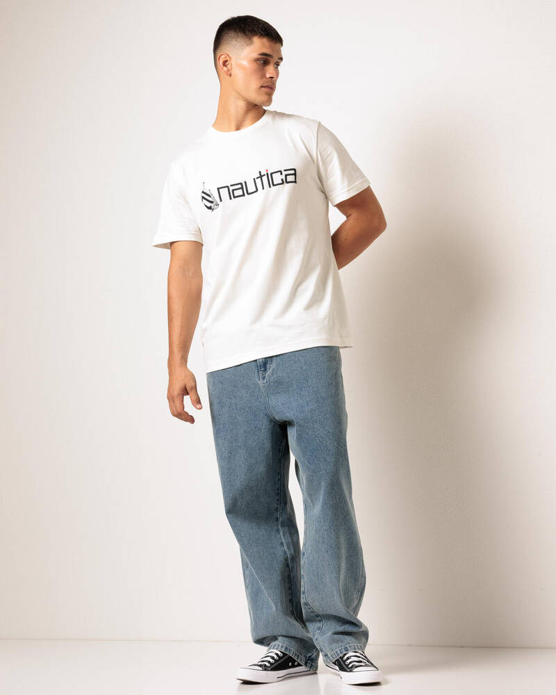 NAUTICA Lowercase Logo T-Shirt for Mens