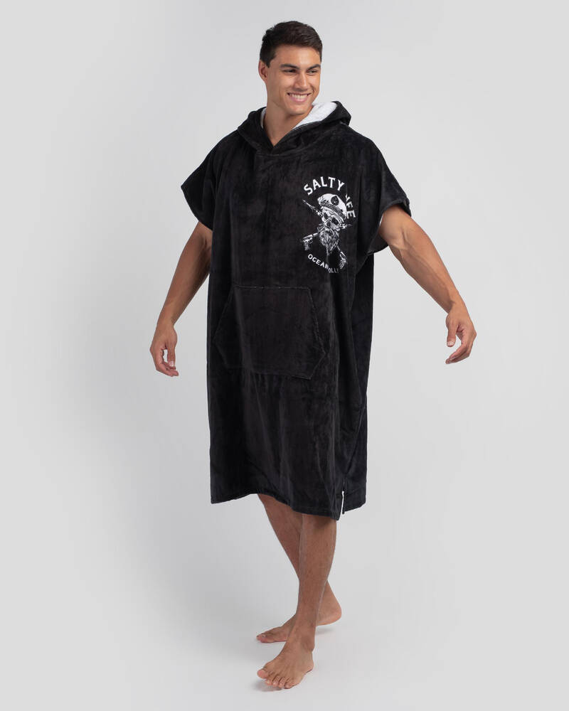 Salty Life Oceans Folly Hooded Towel for Mens