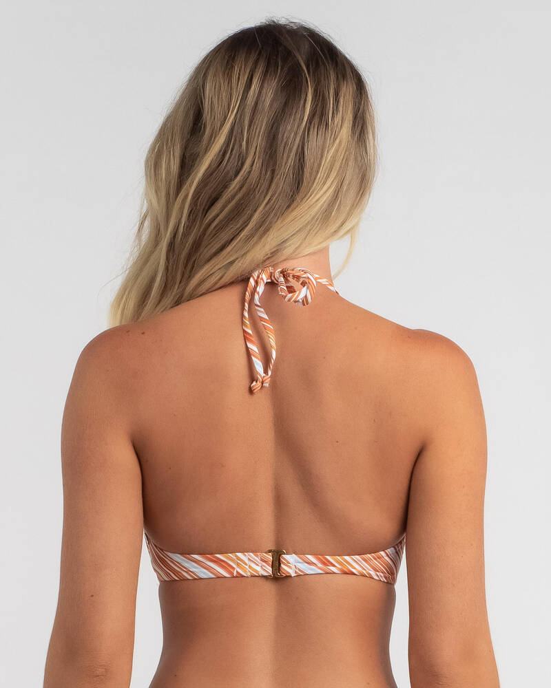 Kaiami Venetia Stripe Bikini Top for Womens