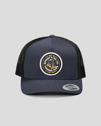 The Mad Hueys Tropic Caught Fk All Twill Trucker Cap for Mens image number null