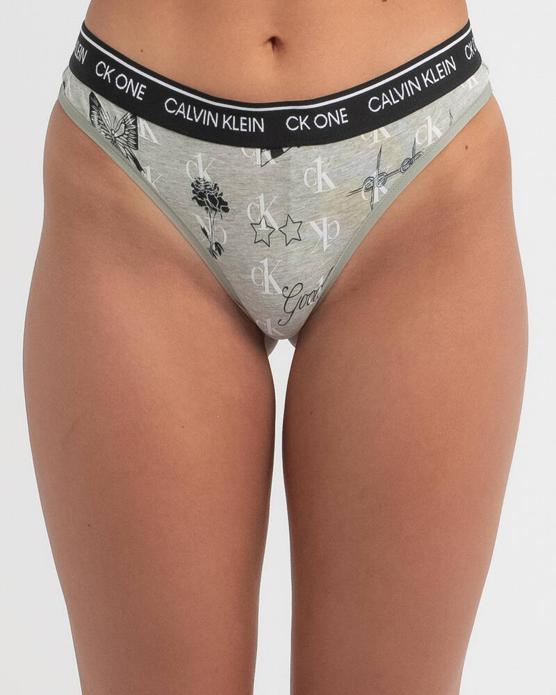 Calvin Klein CK One Thong for Womens