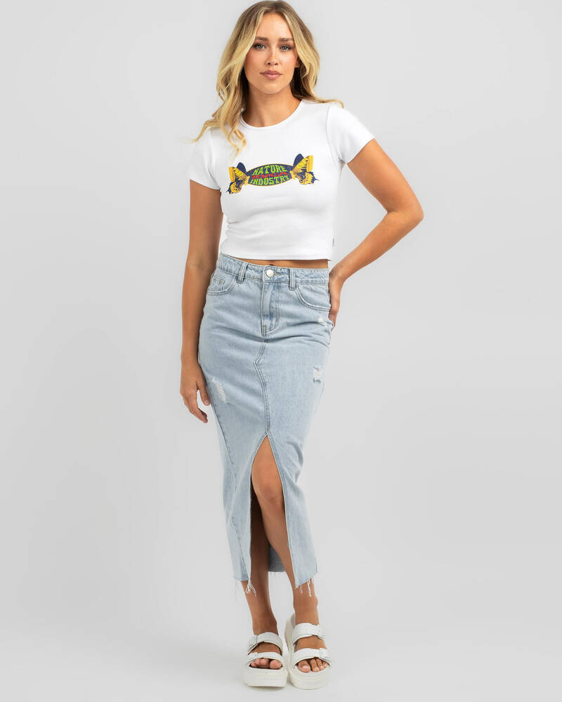 RVCA Spaced Out Baby Tee for Womens