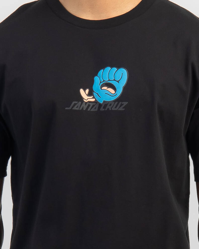 Santa Cruz Chisel Hand T-Shirt for Mens