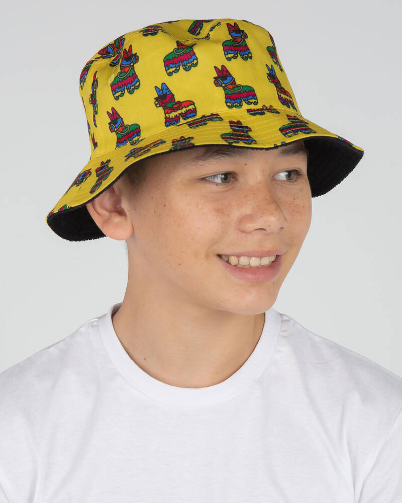 Lucid Boys' Pinata Reversible Bucket Hat for Mens