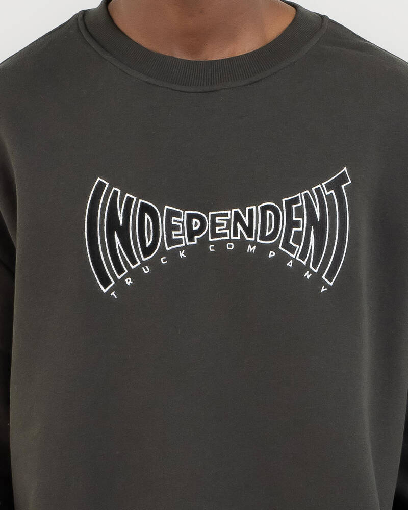 Independent Spanning Crew Neck Sweatshirt for Mens