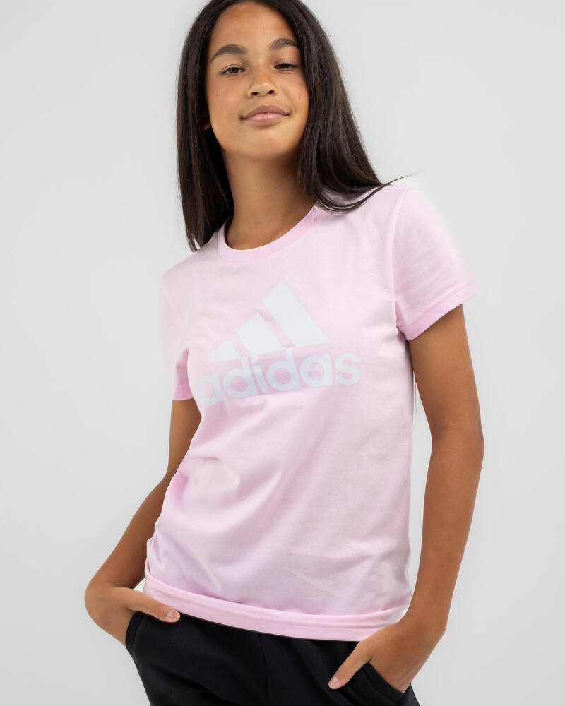 adidas Girls' Big Logo T-Shirt for