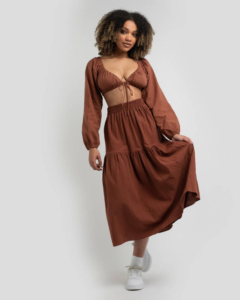 Thanne Beth Midi Skirt for Womens