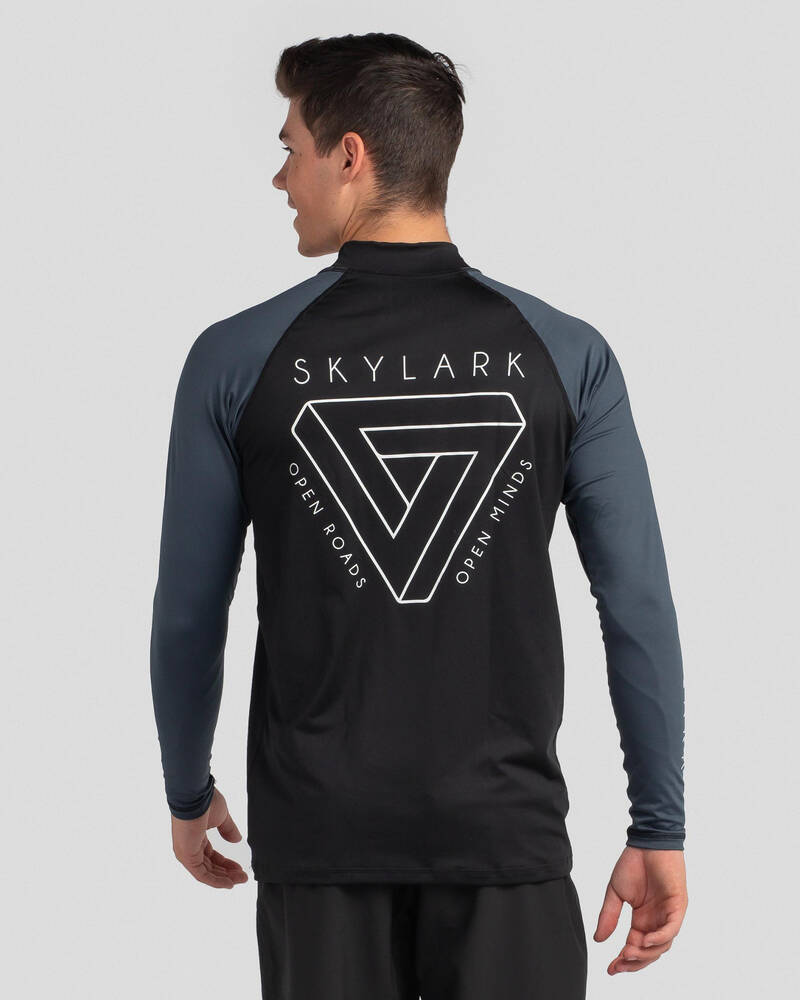 Skylark Fracture Long Sleeve Wetshirt for Mens