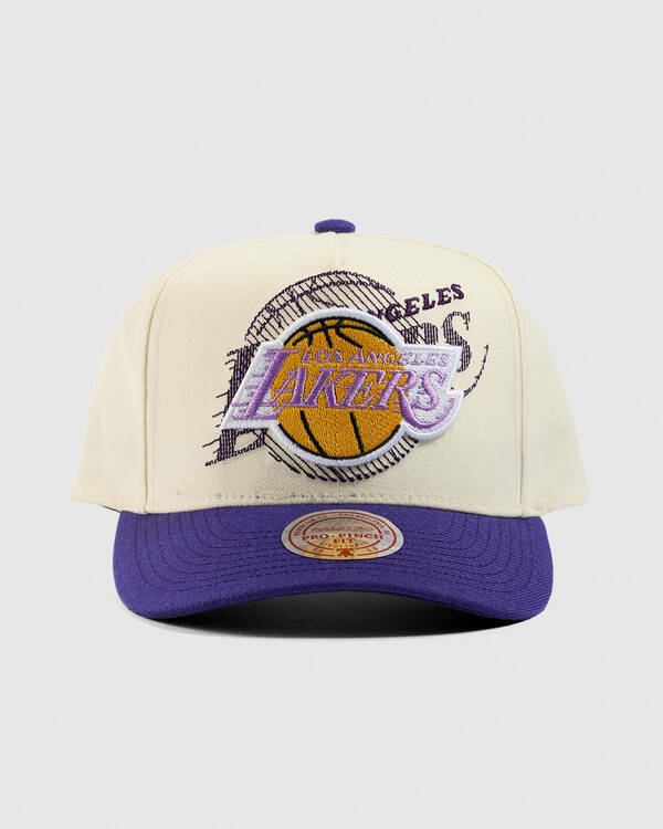 Mitchell & Ness Los Angeles Lakers Pro Pinch Cap for Mens