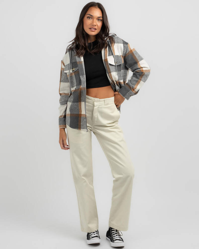 Ava And Ever Noah Hooded Shacket for Womens