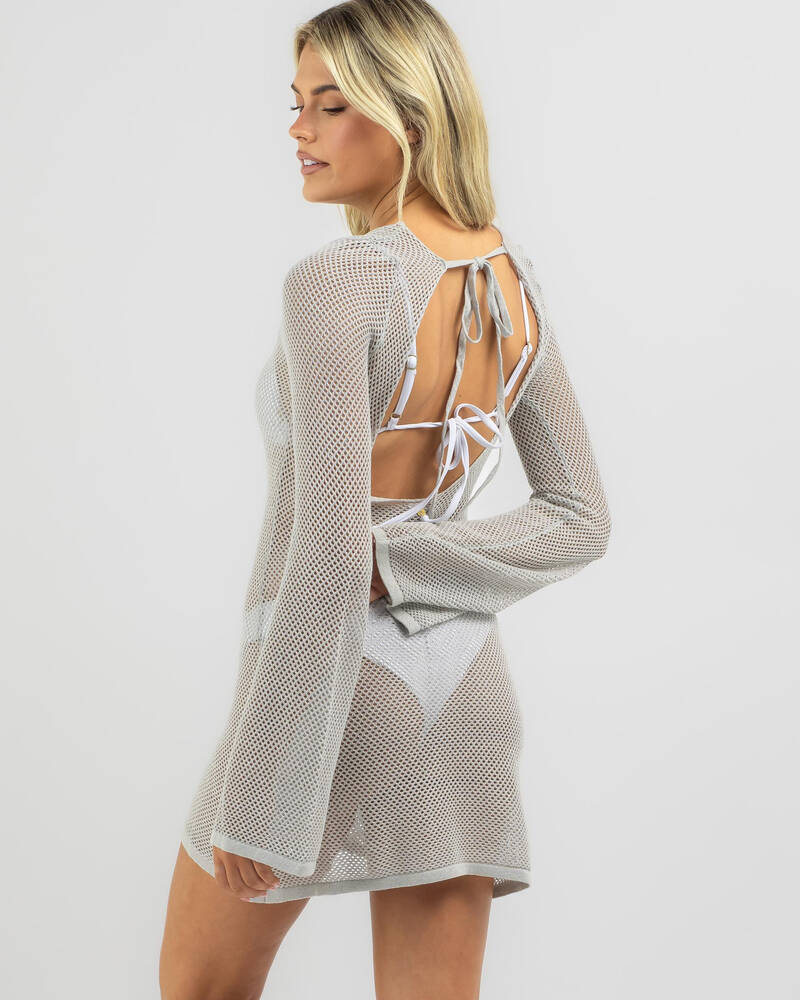 Kaiami Shimmer Crochet Cover Up for Womens