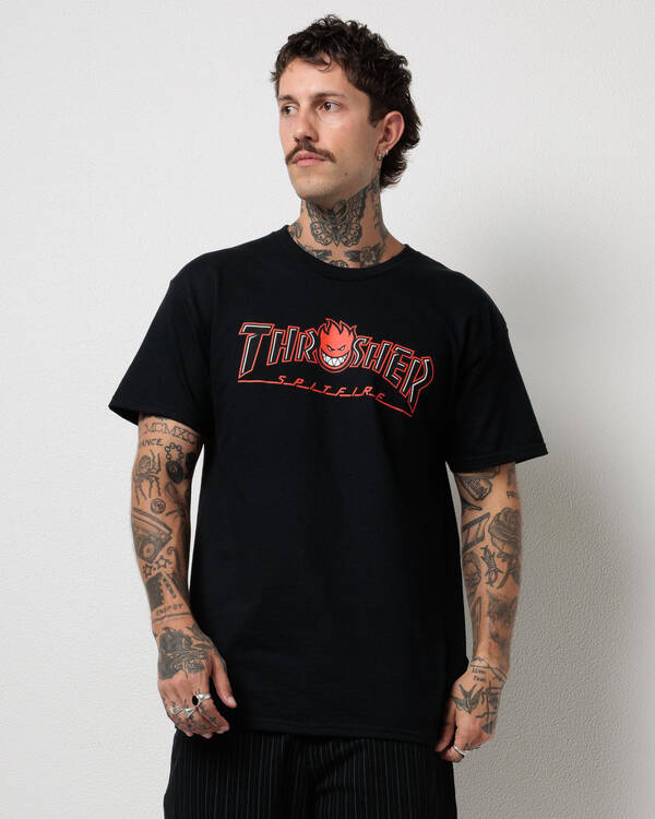 Thrasher Thrasher x Spitfire Big Head T-Shirt for Mens