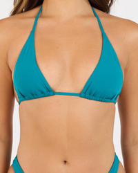 Billabong Sol Searcher Multi Triangle Bikini Top for Womens image number null