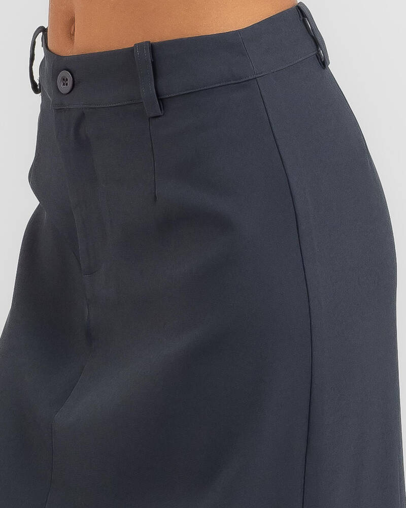 Mint Vanilla Hilly Midi Skirt for Womens