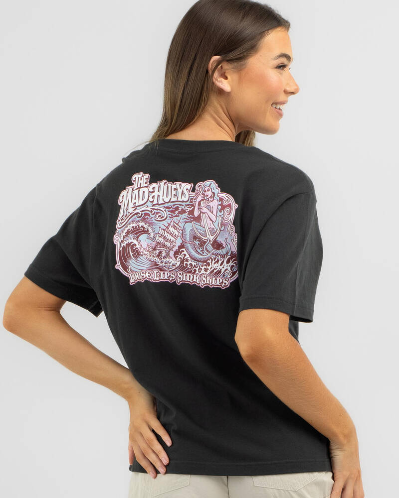 The Mad Hueys Loose Lip Sink Ships T-Shirt for Womens