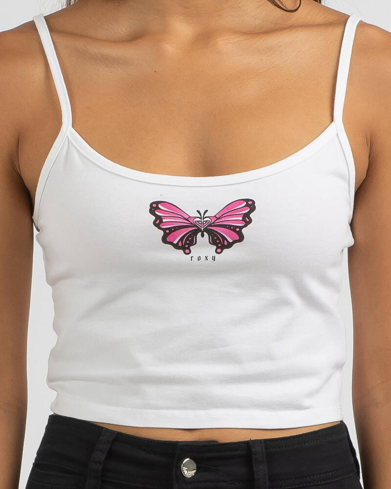 Roxy Fly Girl Cropped Tank Top for Womens