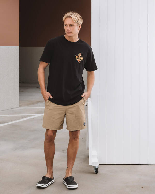 The Mad Hueys Flame Anchor T-Shirt for Mens