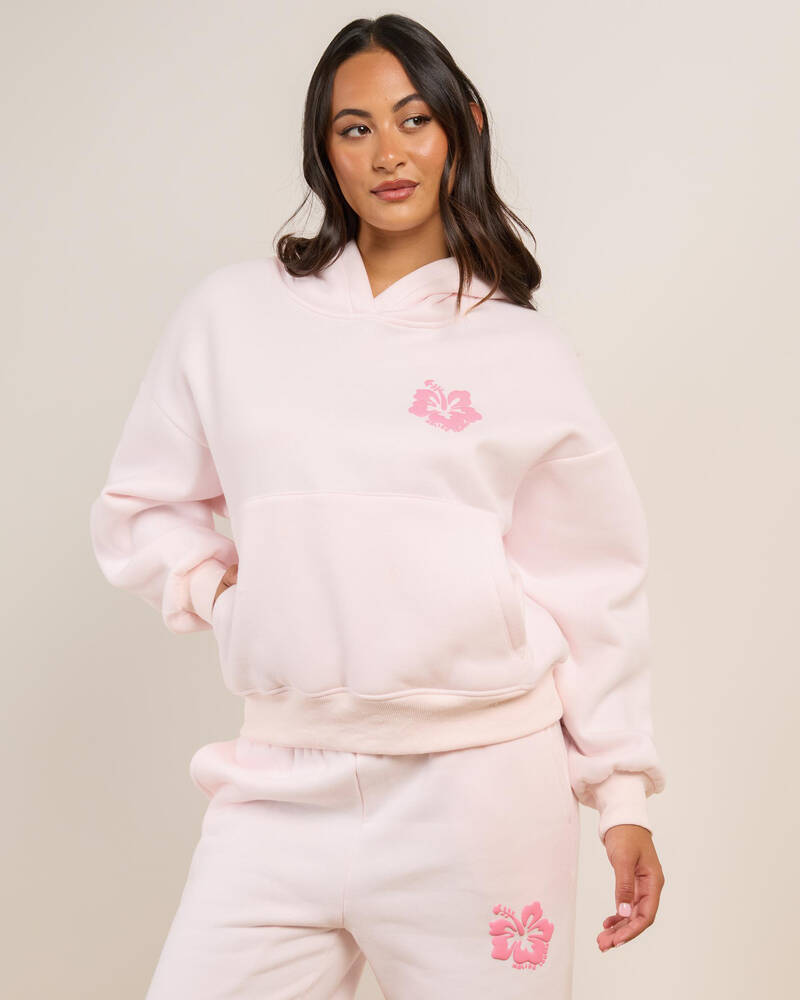 Malibu Lounge Malibu Lounge Hibiscus Hoodie for Womens