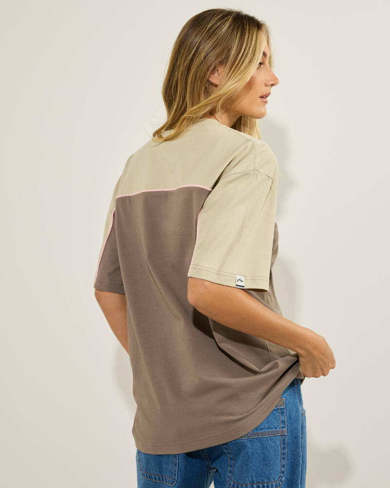 Rusty Polar Popped Oversized T-Shirt for Womens
