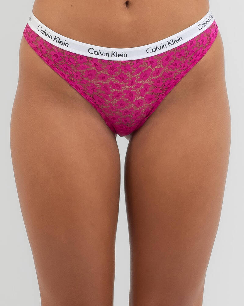 Calvin Klein Carousel Lace Brazilian Brief for Womens