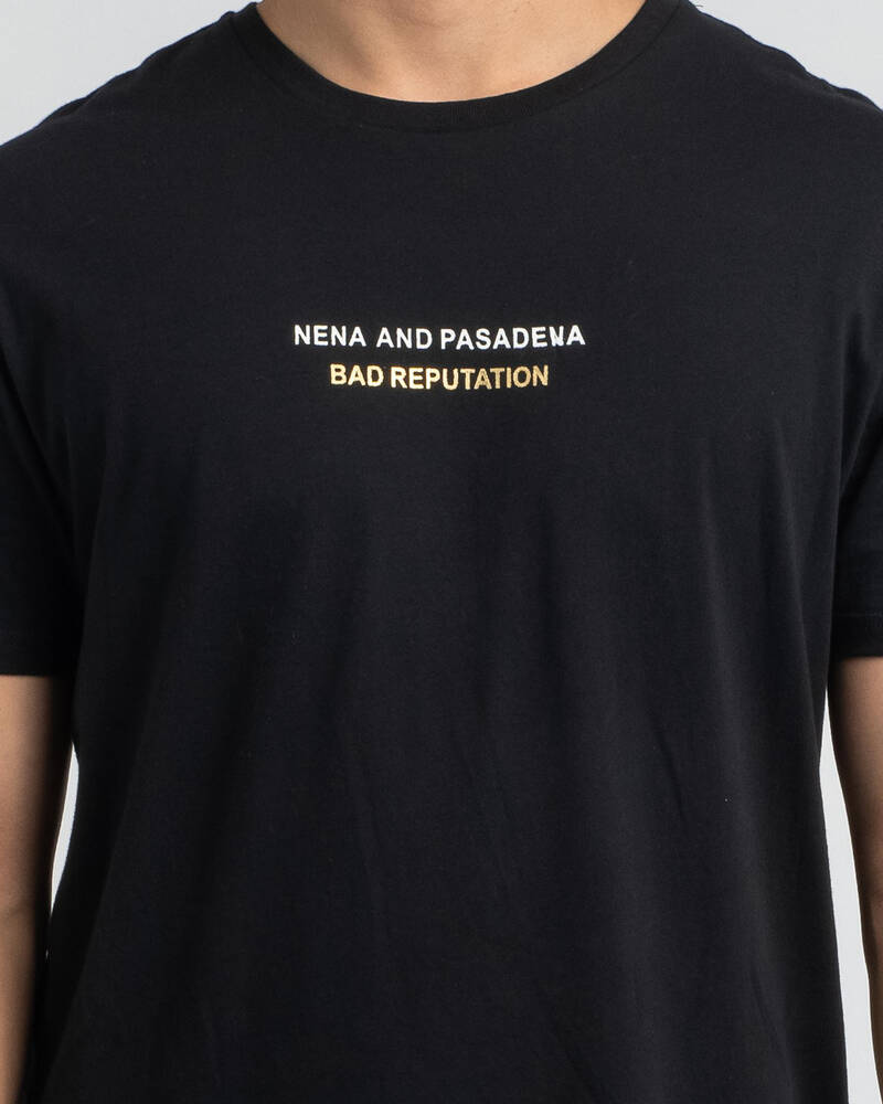 Nena & Pasadena Infamous Cape Back T-Shirt for Mens