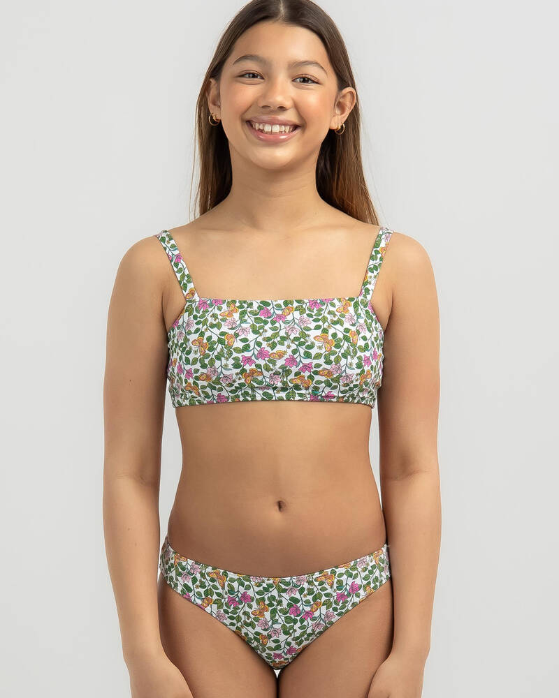 Kaiami Girls' Angelina Bandeau Bikini Set for Womens