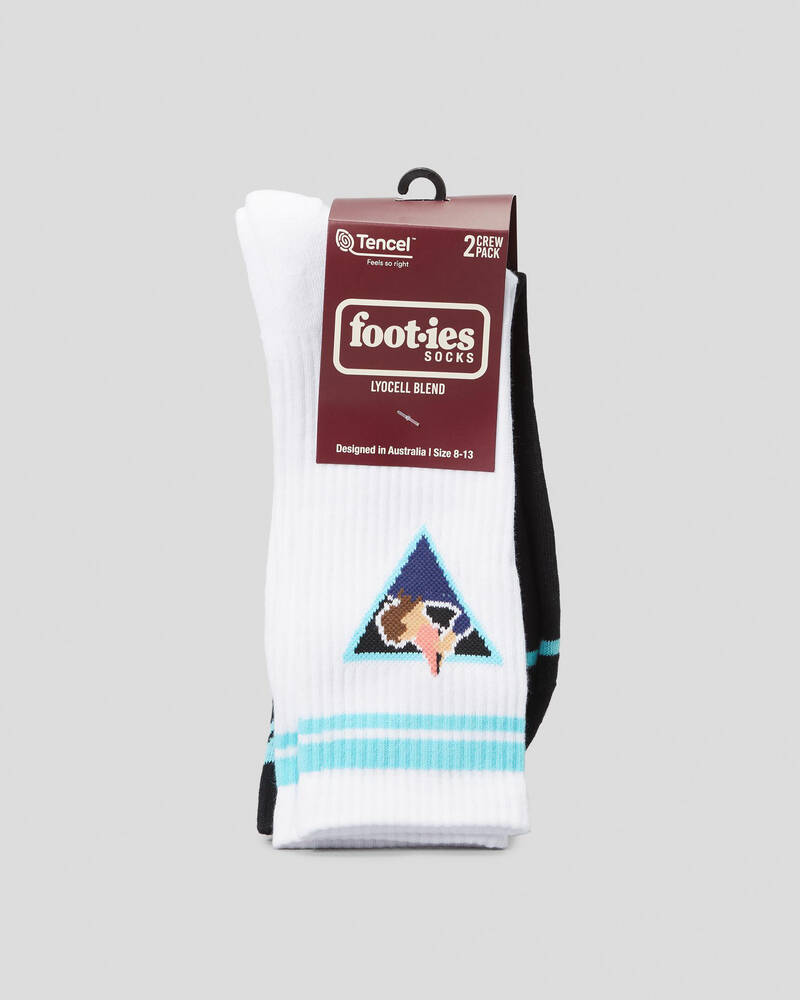 FOOT-IES Mullets and Shoeys Sneaker Socks 2 Pack for Mens