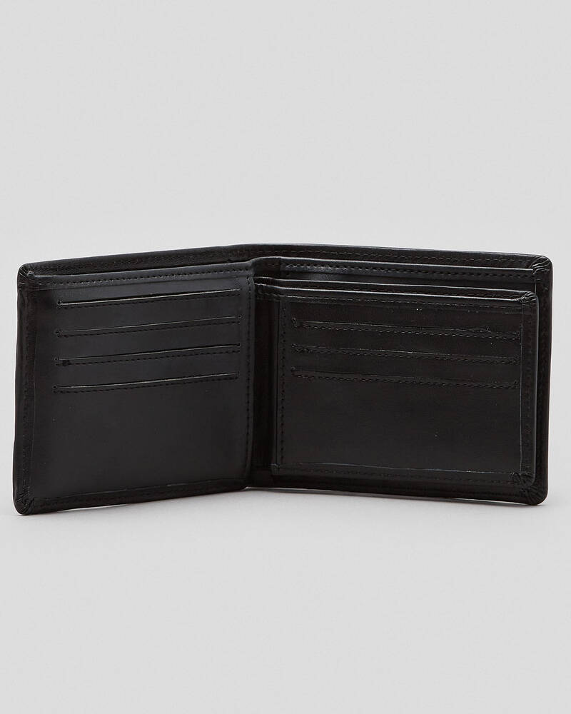 Hurley Icon Leather Wallet for Mens