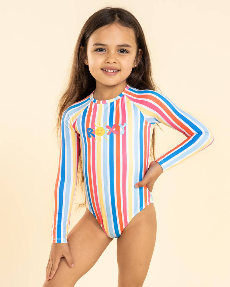 Roxy Toddlers' Holy Stripe Long Sleeve Surfsuit for Womens
