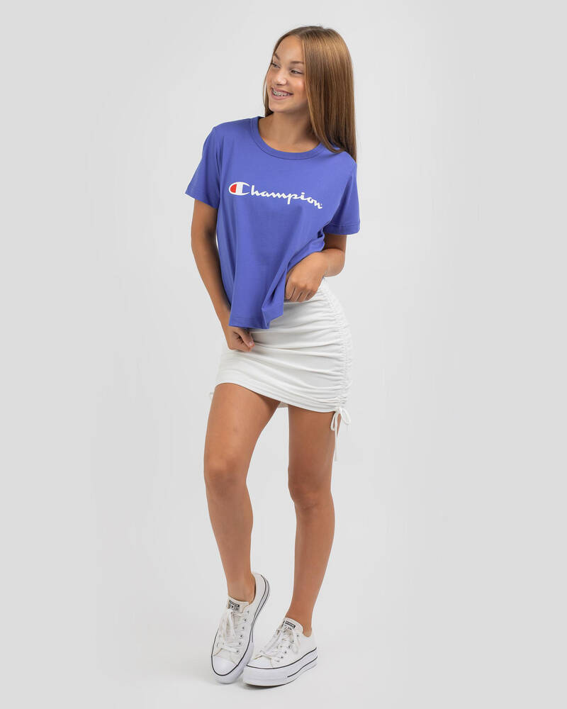 Champion Girls' Logo T-Shirt for Womens