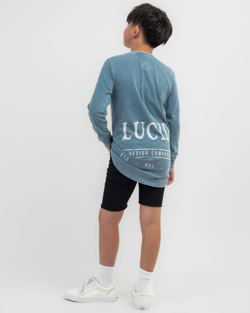 Lucid Boys' Passage Long Sleeve T-Shirt for Mens