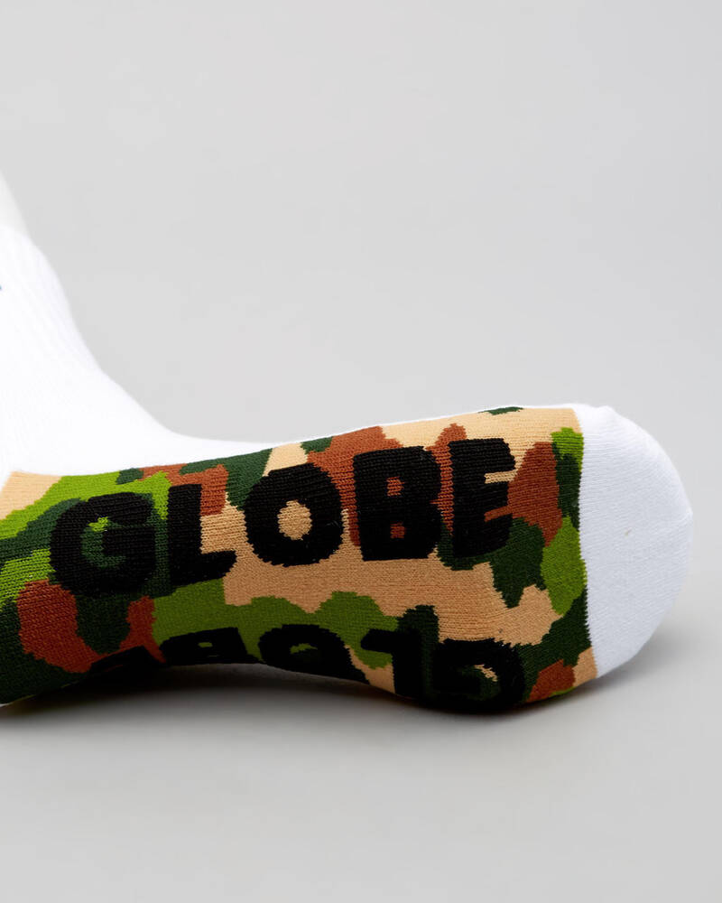 Globe Malcom Crew Socks 5 Pack for Mens