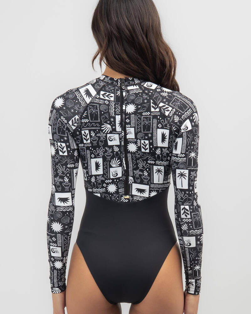 Topanga Vacay Vibe Long Sleeve Surfsuit for Womens