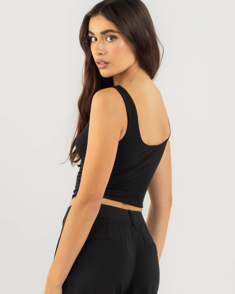 Luvalot Gia Mesh Corset Top for Womens