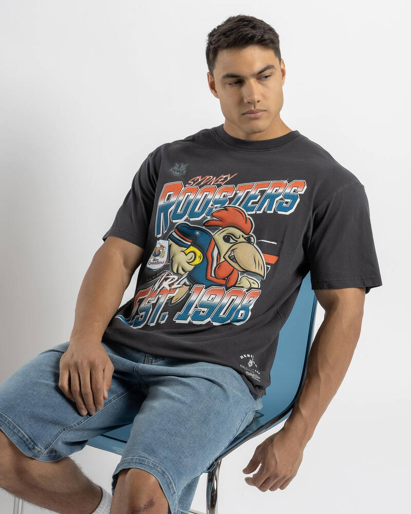 Mitchell & Ness Sydney Roosters NRL Character T-Shirt for Mens