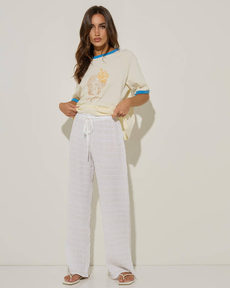 Rhythm Sandy Cove Beach Pants for Womens