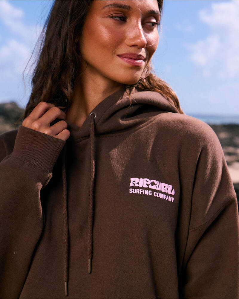 Rip Curl Surf Puff Heritage Hoodie for Womens