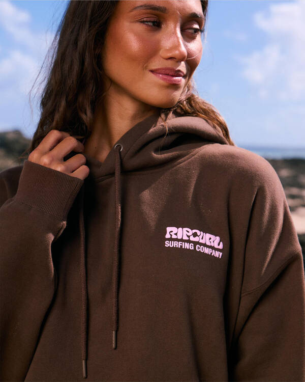 Rip Curl Surf Puff Heritage Hoodie for Womens