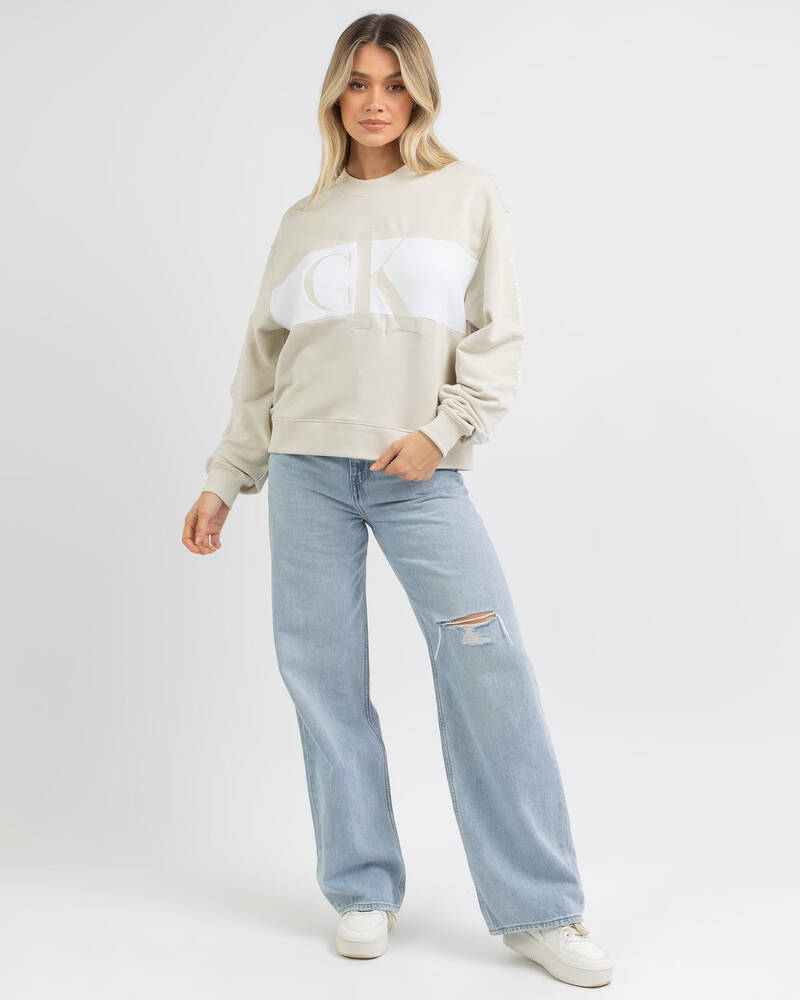 Calvin Klein Blocking Sweatshirt for Womens