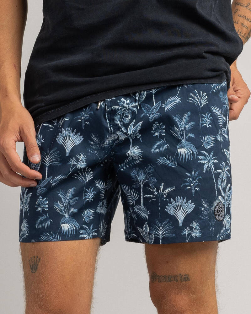 Jacks Wasteland Elastic Waist Shorts for Mens