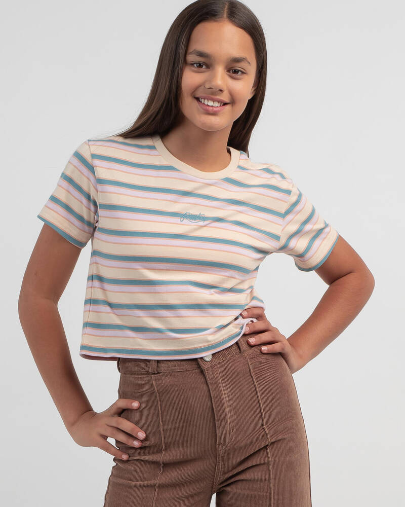 Rusty Girls' Throwback Time Cropped T-Shirt for Womens