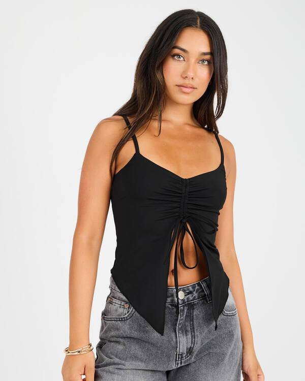 Jess Split Front Top