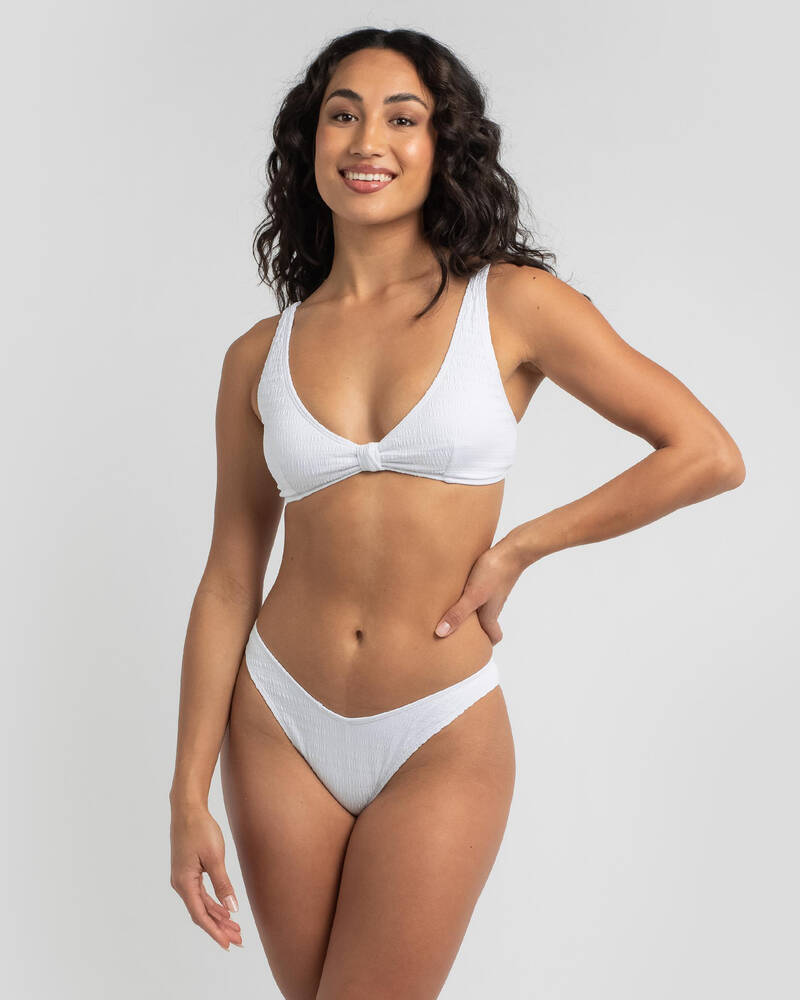 Topanga Kelly Crinkle Triangle Bikini Top for Womens