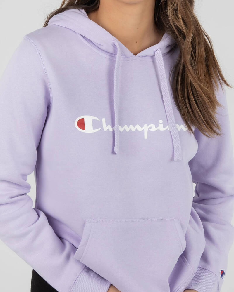 Champion Logo Hoodie for Womens