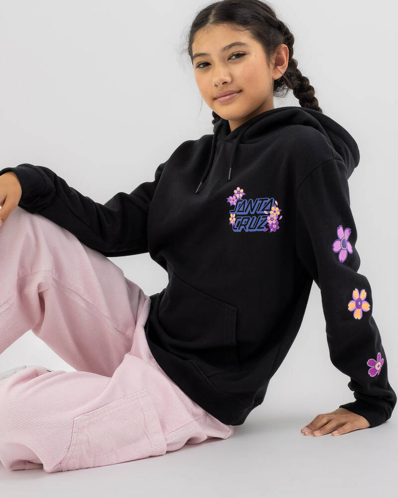 Santa Cruz Girls' Blooming Stack Hoodie for Womens