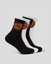 Santa Cruz Women's Classic Dot Mid Sock Pack for Womens image number null