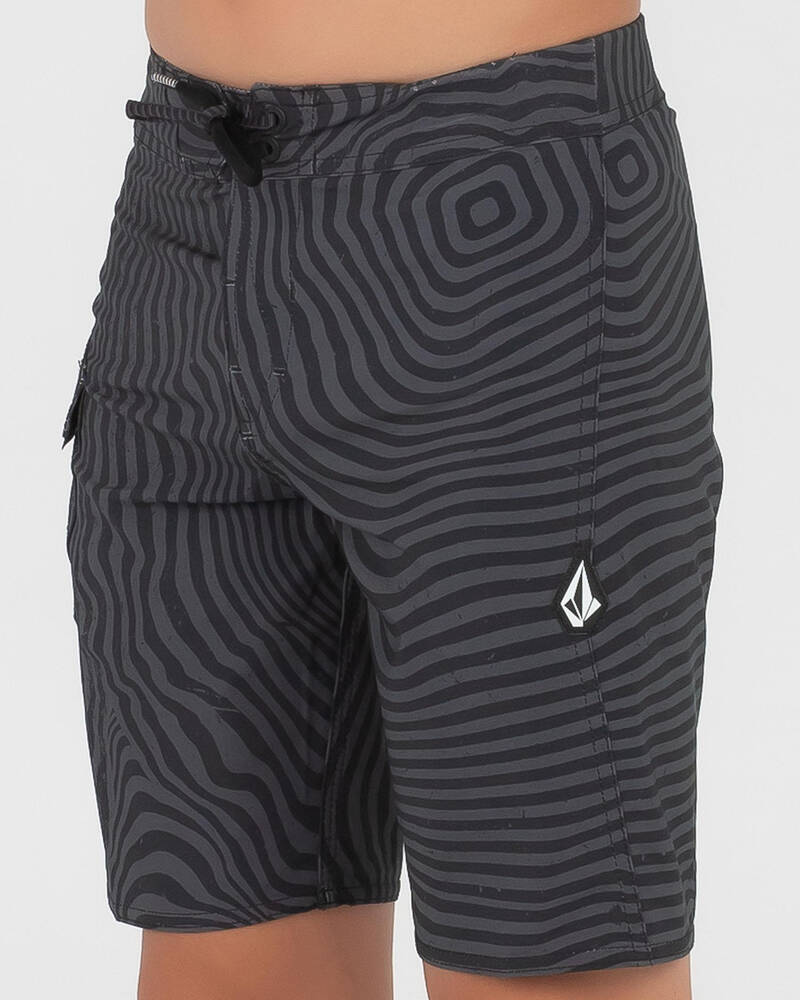 Volcom Boys' Filbert Stripe Mod Tech Board Shorts for Mens