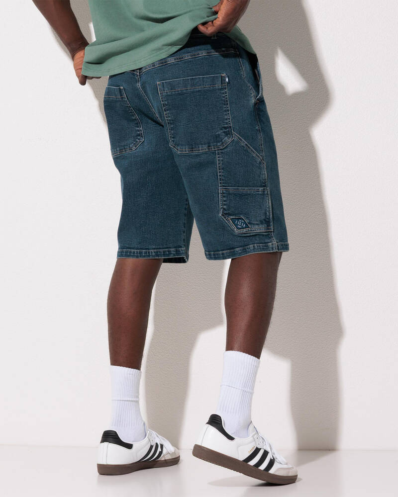 Lucid League Denim Walk Shorts for Mens